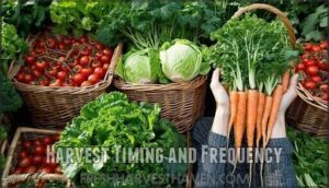 harvest timing and frequency