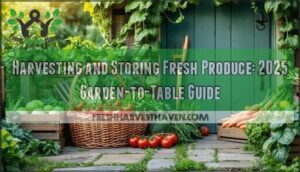 harvesting and storing fresh produce