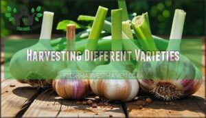 harvesting different varieties