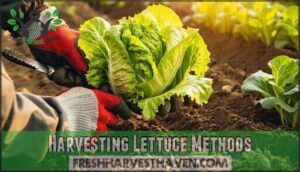 harvesting lettuce methods