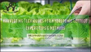 harvesting techniques for hydroponic lettuce