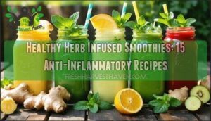 healthy herb infused smoothies