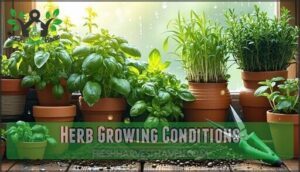 herb growing conditions