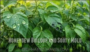 honeydew buildup and sooty mold