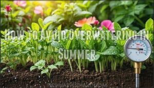 how to avoid overwatering in summer