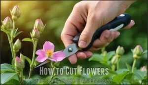 how to cut flowers