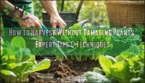 how to harvest without damaging plants