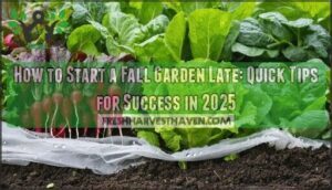 how to start a fall garden late