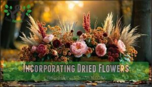 incorporating dried flowers