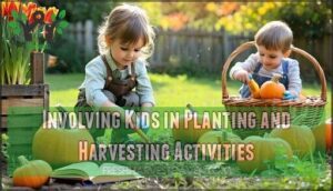 involving kids in planting and harvesting activities
