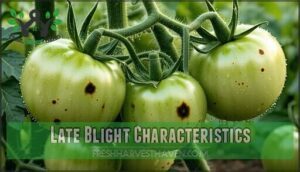 late blight characteristics