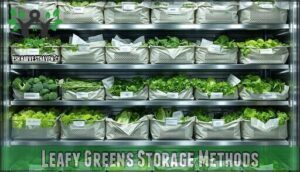 leafy greens storage methods