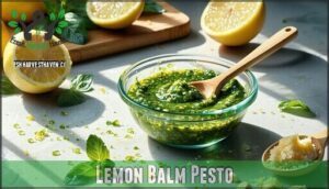 lemon balm pesto