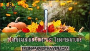 maintaining compost temperature