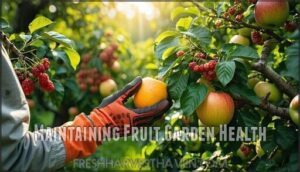maintaining fruit garden health