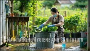 maintaining hygiene and sanitation