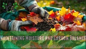 maintaining moisture and carbon balance