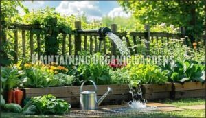 maintaining organic gardens