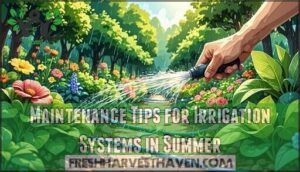 maintenance tips for irrigation systems in summer