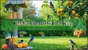 making homemade bird seed