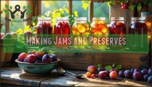 making jams and preserves