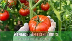 managing affected fruits