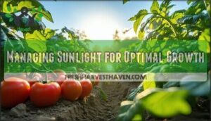 managing sunlight for optimal growth
