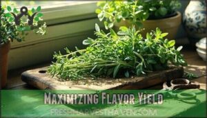 maximizing flavor yield