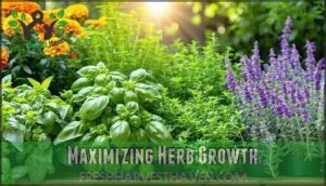 maximizing herb growth