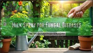 milk spray for fungal diseases