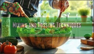 mixing and tossing techniques