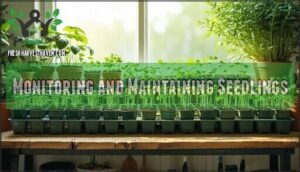 monitoring and maintaining seedlings