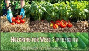 mulching for weed suppression