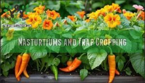 nasturtiums and trap cropping