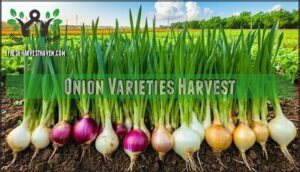 onion varieties harvest