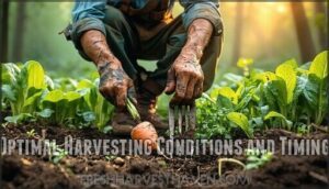 optimal harvesting conditions and timing