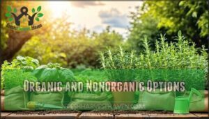 organic and nonorganic options