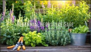 perennial herbs like sage