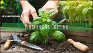 pinching vs cutting