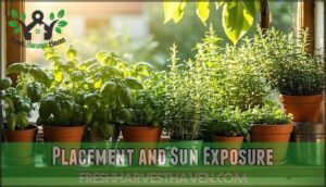placement and sun exposure