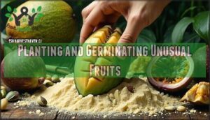 planting and germinating unusual fruits