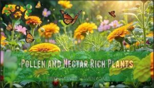 pollen and nectar rich plants