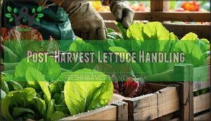 post-harvest lettuce handling