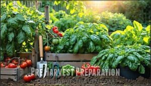 pre harvest preparation