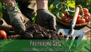 preparing soil