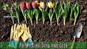 preparing soil and site