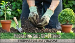 preparing soil conditions
