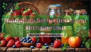 preserving fresh fruit from garden