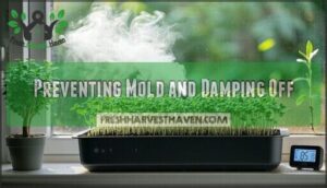 preventing mold and damping off