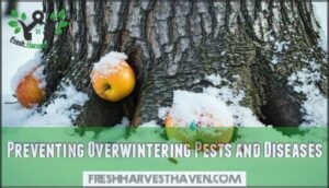 preventing overwintering pests and diseases
